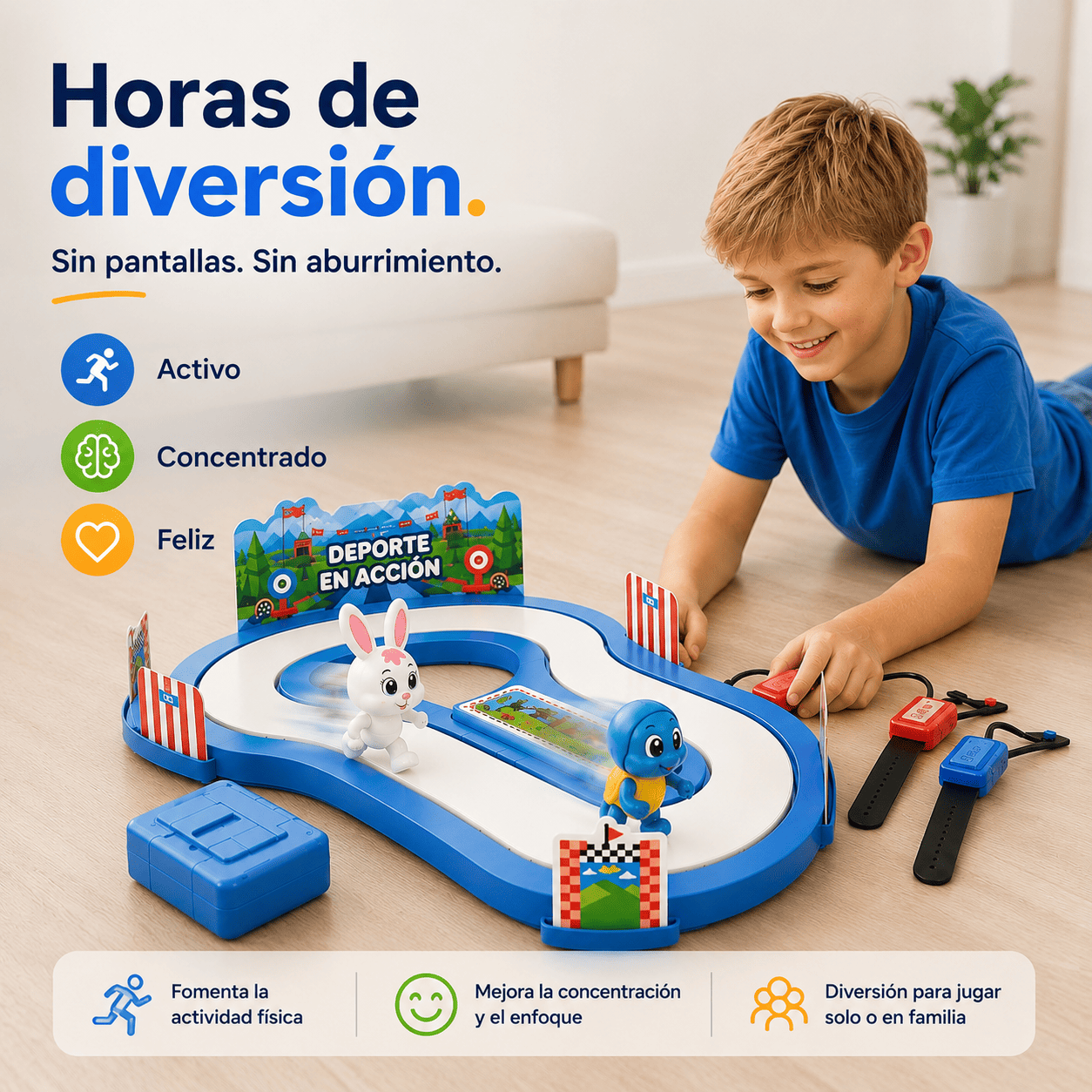Juego Interactivo de Carreras para Niños