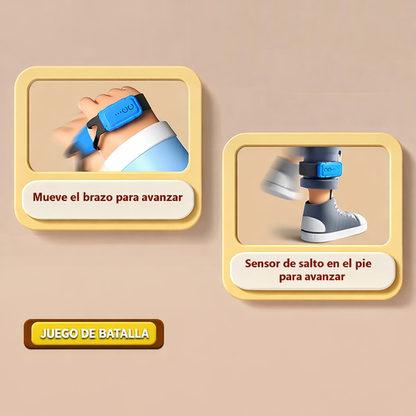 "Carrera Interactiva, Diversión sin pantallas para niños con energía infinita"